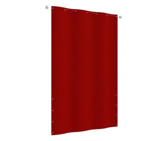 piros oxford-szövet erkélyparaván 140 x 240 cm