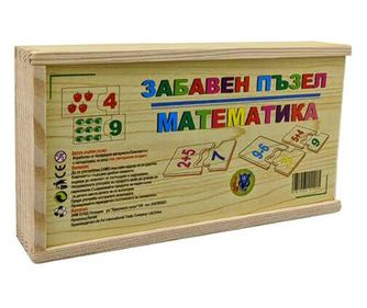 Дървен пъзел "Математика" 60 елемента EmonaMall - Код W3901