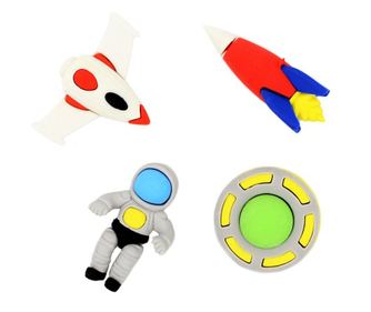Σετ συλλεκτικών γομών Erazer Buddies Space