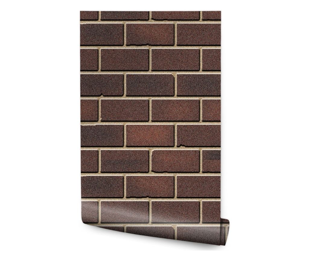 Brown BRICK Dining Room Wallpaper Brick Wall 3D Pattern 0.53x10m