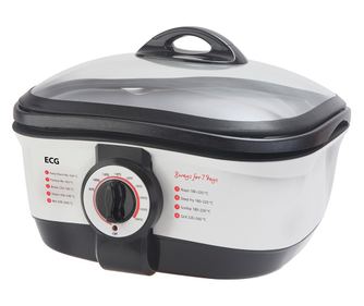 Мултикукър 8в1 ECG MH 158, 1500W, 5L, Бял/Черен - Код G5459