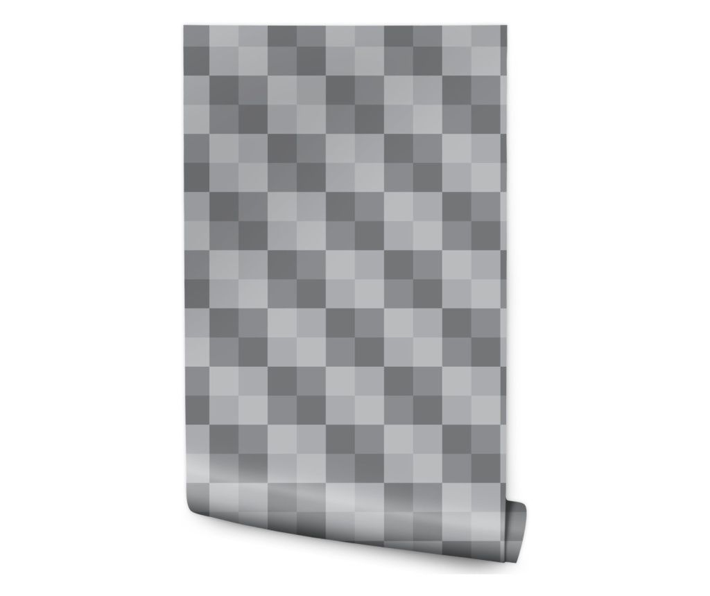  Tapéta Szürke absztrakt rács Méret Vlies, Díszek, Divat, Decor, Minimalista minta, Nappal 0,53x10m