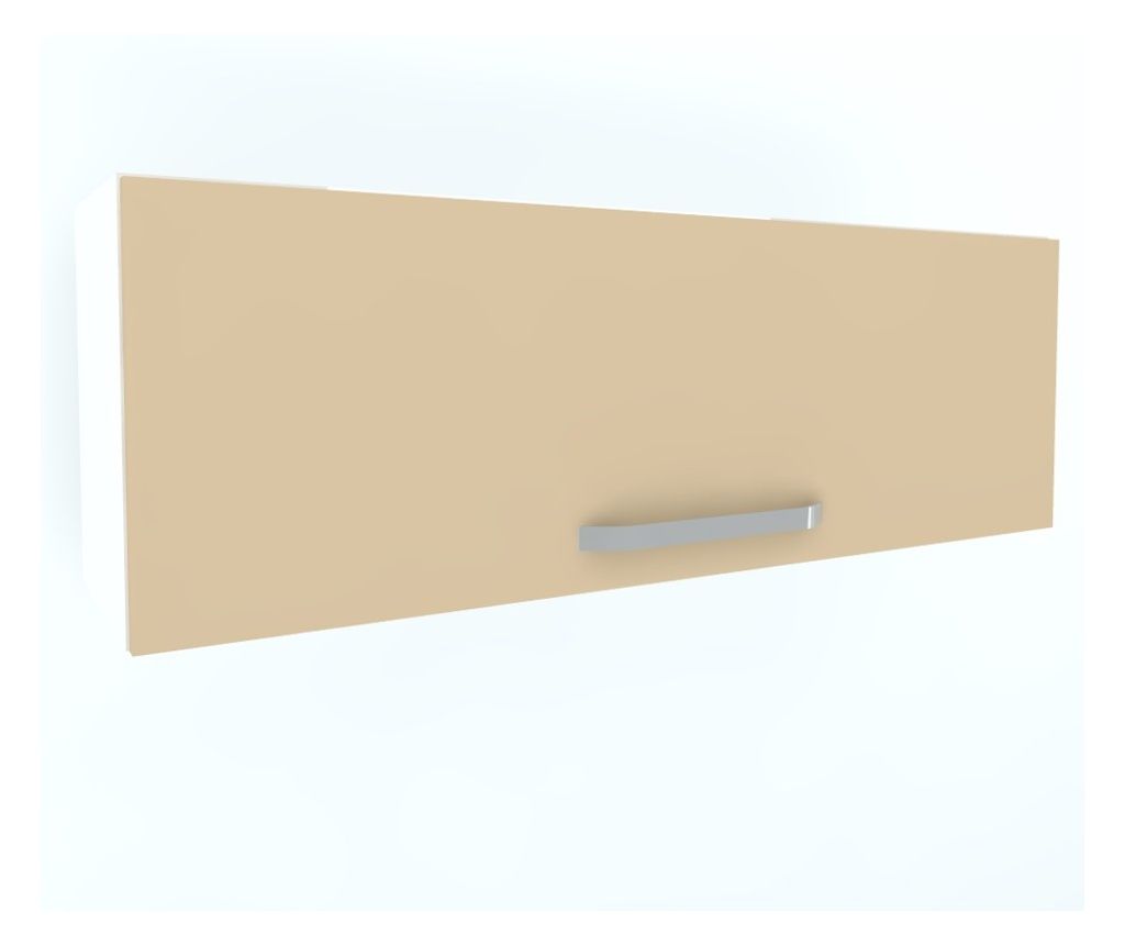 Armonia Suspendat orizontal cu 1 usa cu maner front Pal Cappuccino