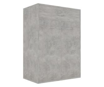 Pantofar, gri beton, 60 x 35 x 84 cm, PAL