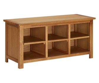 Ormarić za cipele, 90 x 37 x 45 cm, masivno hrastovo drvo