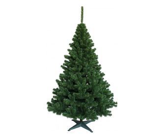 Brad de Craciun artificial cu aspect natural, inaltime 220 cm, verde, suport inclus(Brazi)