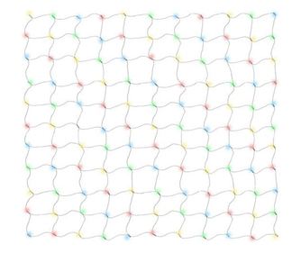 Instalatie de Craciun , tip plasa , 160 led-uri, multicolor