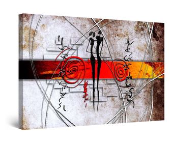 Tablou DualView Startonight Copaci sub vraja toamnei, luminos in intuneric, 90 cm x 60 cm