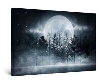 Tablou DualView Startonight Peisaj Mistic, luminos in intuneric, 120 cm x 80 cm