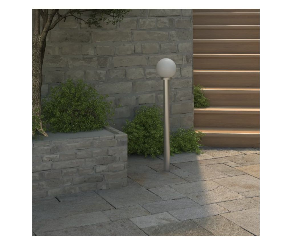 Záhradná lampa so stĺpom, 1 lampa, 110 cm