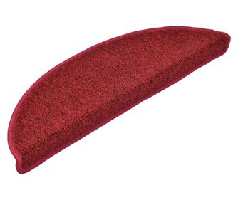 Covorase de scari, 15 buc, rosu bordo, 56 x 17 x 3 cm