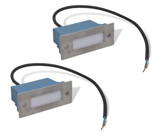 2 x LED Vgradna Svetilka za Stopnice 44 x 111 x 56 mm