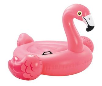 Saltea gonflabila pentru apa, plaja si piscina, 140x135x95 cm, roz