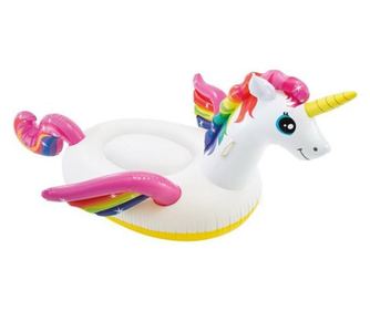 Saltea gonflabila pentru copii, de plaja si piscina, 200x140x95 cm, multicolor