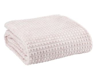 Patura usoara, moale si calduroasa, din fleece, lavabila la masina de spalat, 140x200 cm, bej, Topi Dreams