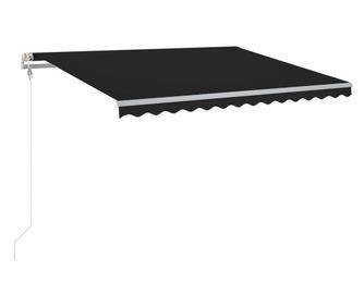 Автоматичен сенник LED сензор за вятър 450x350 см антрацит