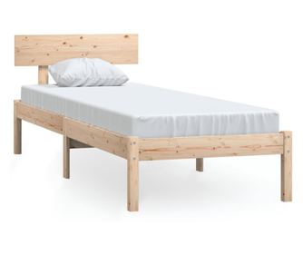 Okvir za krevet od masivne borovine 100 x 200 cm