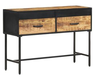 Konzolový stolík 110x35x75 cm surové mangovníkové drevo