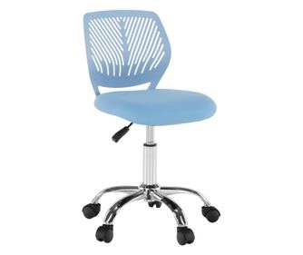 Kék Irodai Szék Króm Lábbal - Selva 40x40x86,5 cm