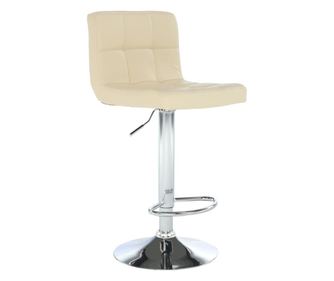 Kandy bež baršunasta stolica s kromiranim nogama, 40x41x87x107 cm