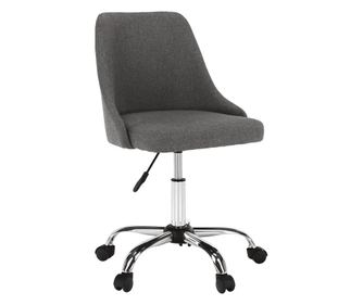 Ediz Szürke Szövet Irodai Szék Króm Lábbal 48x57x88 cm