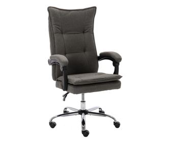 Pisarniški stol sivo blago