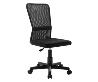 Uredska stolica crna 44 x 52 x 100 cm od mrežaste tkanine