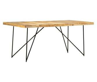 Jídelní stůl 180 x 90 x 76 cm masivní mangovníkové dřevo