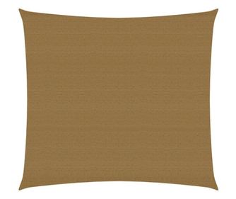 Jedro za zaštitu od sunca 160 g/m² smeđe-sivo 2 x 2 m HDPE