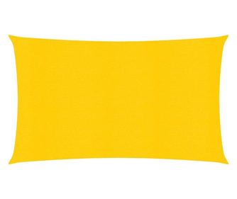 sárga HDPE napvitorla 160 g/m² 2 x 5 m