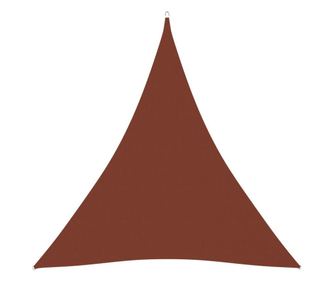 Terakota trikotna sončna jadra 4,5x4,5x4,5 m Oxford blago