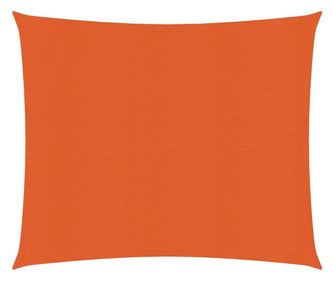 narancssárga HDPE napvitorla 160 g/m² 2,5 x 2,5 m
