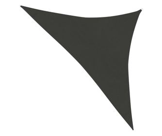 Jedro za zaštitu od sunca 160 g/m² antracit 3 x 3 x 4,2 m HDPE
