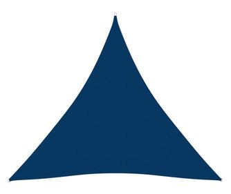 Kék napvitorla 3,6x3,6x3,6 m háromszög alakú oxford szövet