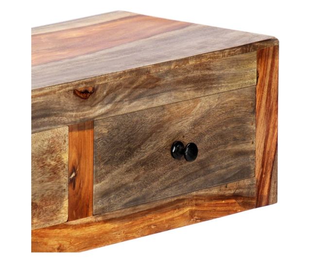 Masă consolă de perete, 100x25x20 cm, lemn masiv de sheesham
