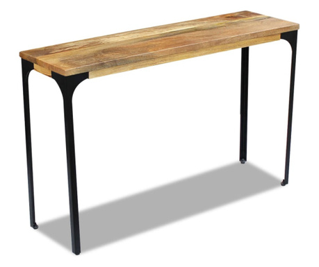 Mangófa konzolasztal, 120x35x76 cm