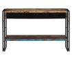 Konzolni stol od masivnog obnovljenog drva 120 x 30 x 76 cm