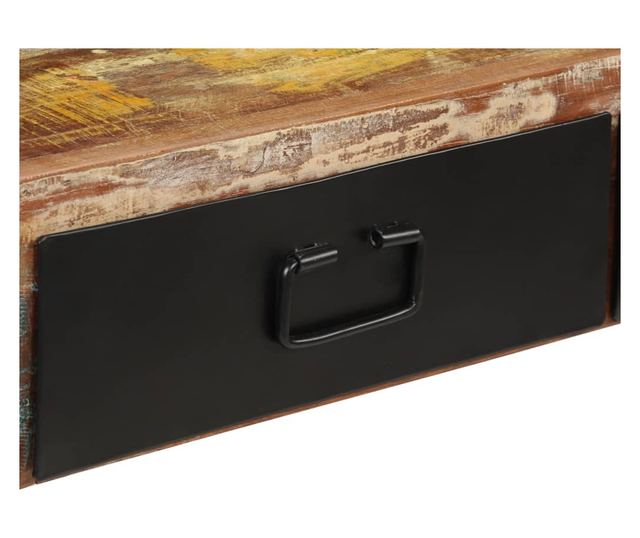 Konzolni stol od masivnog obnovljenog drva 120 x 30 x 76 cm