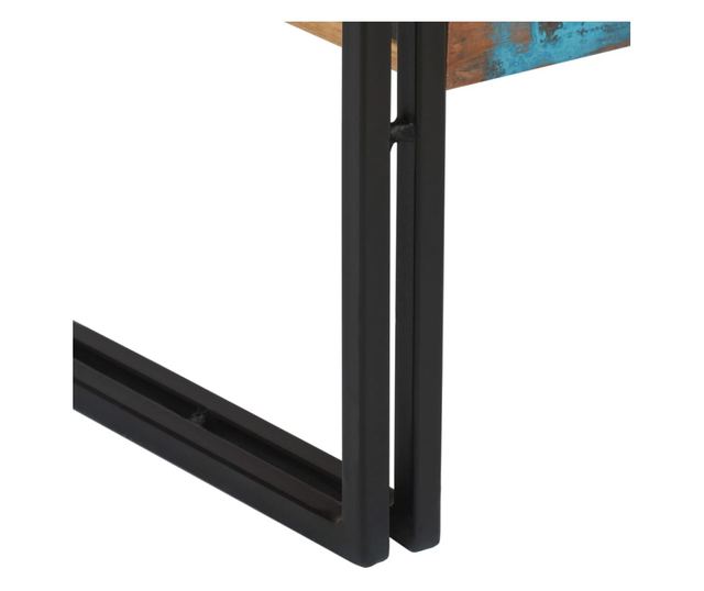Konzolni stol od masivnog obnovljenog drva 120 x 30 x 76 cm