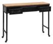 Konzolni stol od MDF-a i jelovine 100 x 33,5 x 80 cm