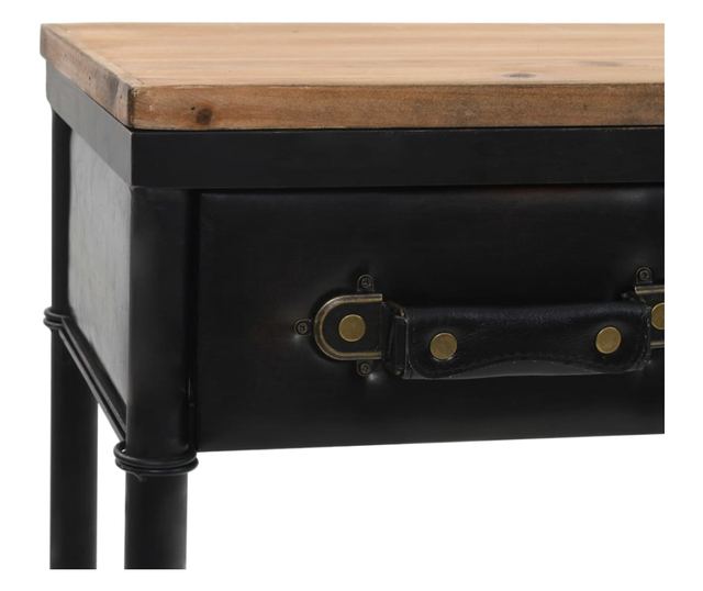 Konzolni stol od MDF-a i jelovine 100 x 33,5 x 80 cm