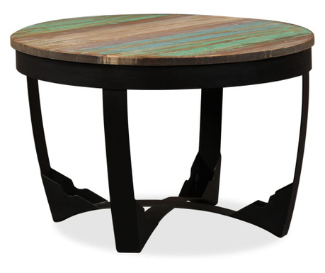Bočni stolić od masivnog obnovljenog drva 60 x 40 cm