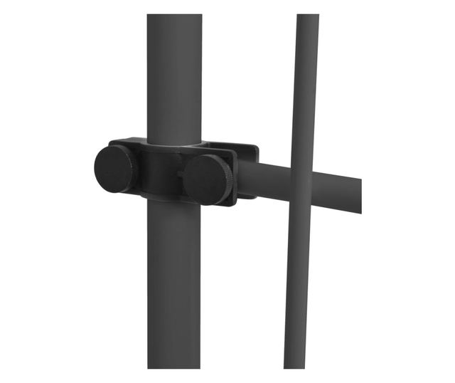 Tenda na ručno uvlačenje LED 150 cm bijelo-narančasta