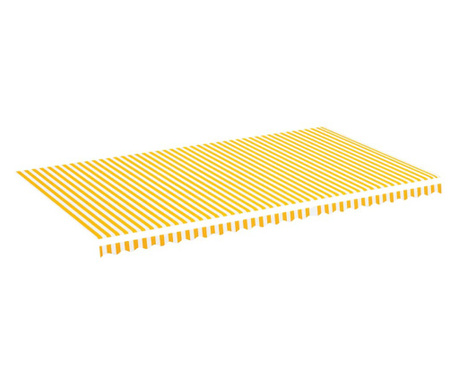 Zamjenska tkanina za tendu žuto-bijela 6 x 3,5 m