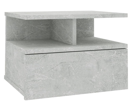 Noptiera suspendata, gri beton, 40 x 31 x 27 cm, PAL