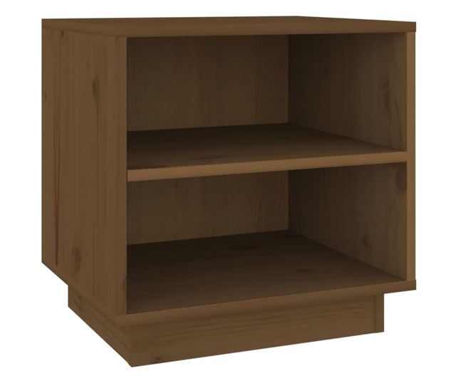 Ormarići za noćni ormarić 2 komada medeno smeđe boje 40x34x40 cm od punog borovog drveta