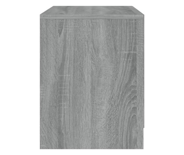 Stolik nocny, 2 szt., dąb sonoma szary, 45x34,5x44,5 cm, płyta wiórowa