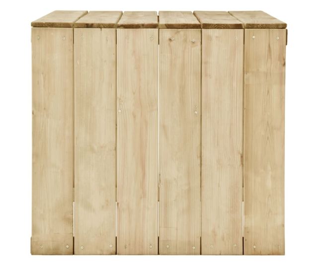 Vanjski set namještaja, 5 dijelova, tretirano borovo drvo