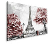 Tablou pentru Bucătărie ARHITECTURA Parisului Copaci  90x60cm