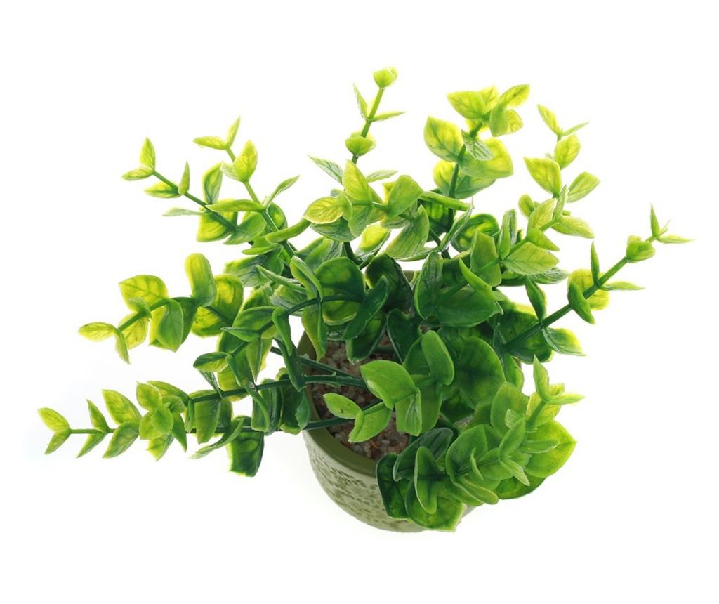 Plante artificiale in ghiveci din ceramic PAMI, F1021-40, 8x15cm Model B - 4